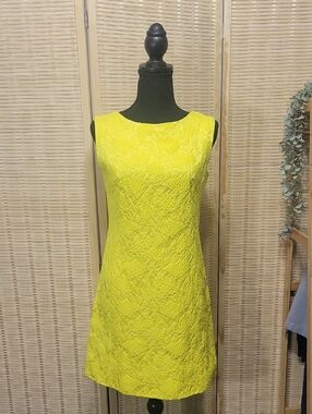 Vintage Shannon Rodgers For Jerry Silverman Dress - Yellow - Beautiful!